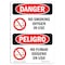 Signmission OSHA, No Smoking Oxygen In Use Bilingual, 14in X 10in, 10" W, 14" L, Spanish, OS-DS-D-1014-VS-1487 OS-DS-D-1014-VS-1487 - alternate 1